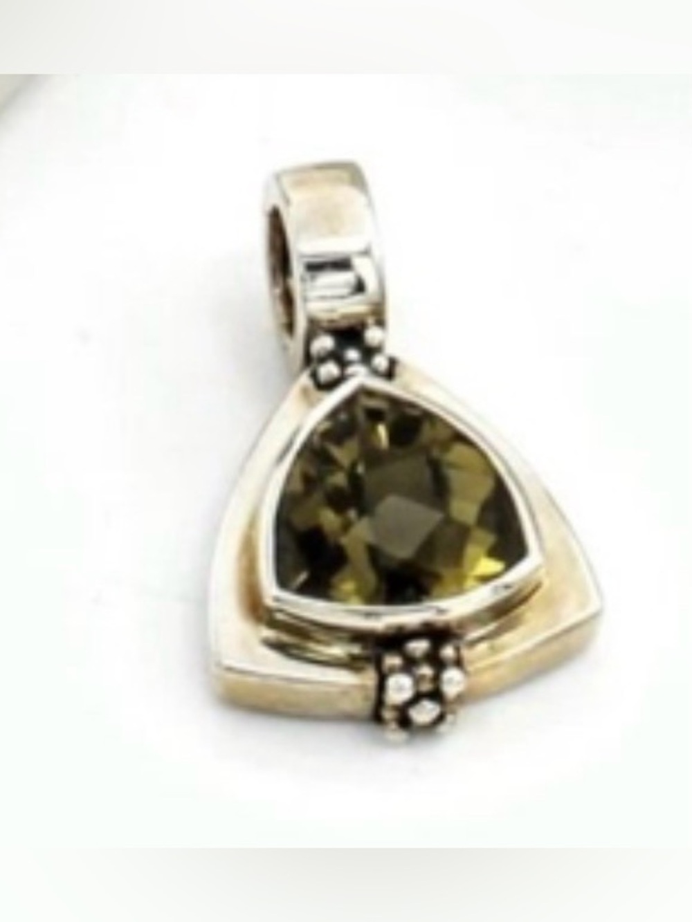 Rare Michael Dawkins Ann King 925 Smoky Quartz pendant